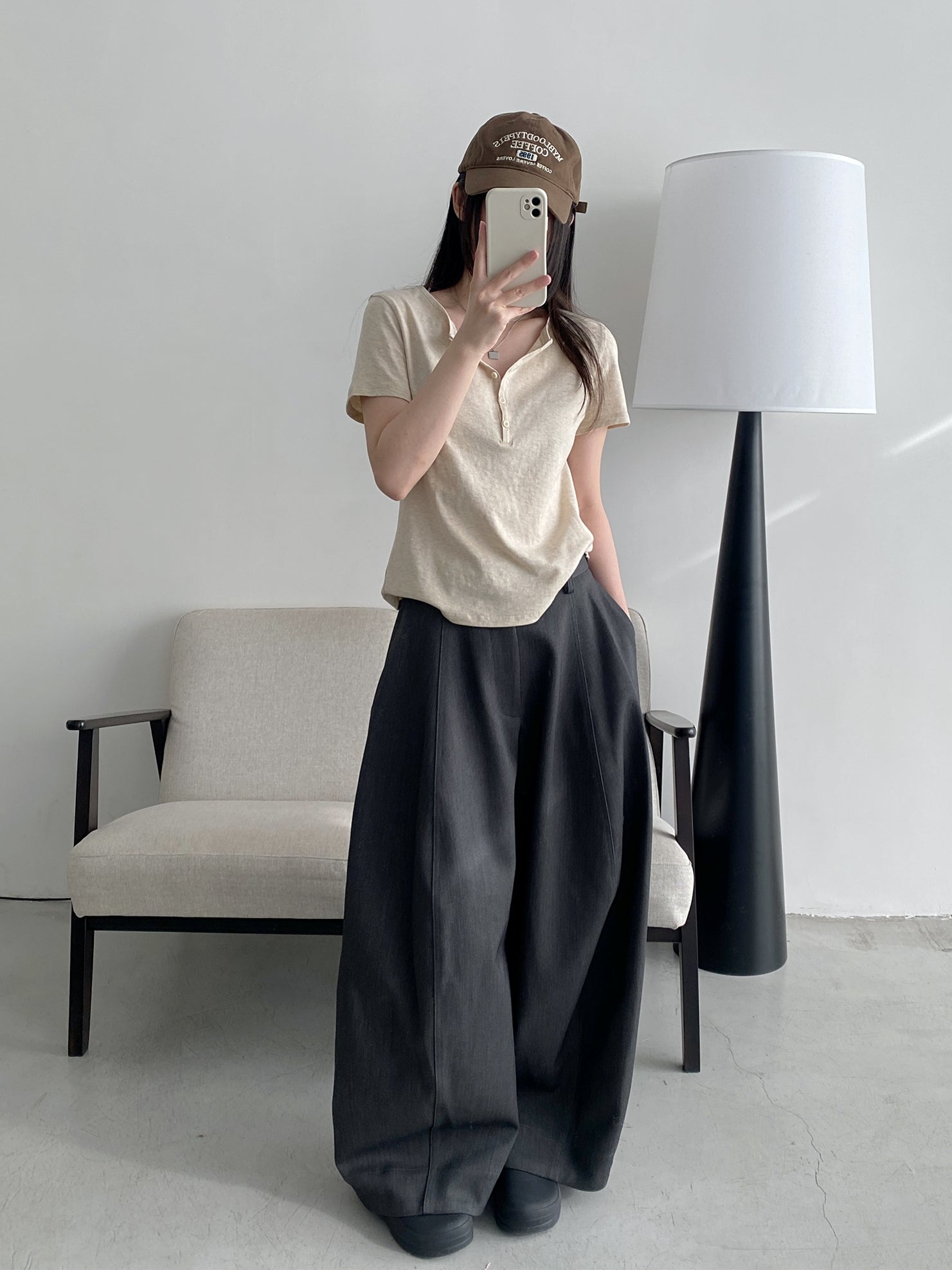3D Patterned Silhouette Pants_BDHL7820