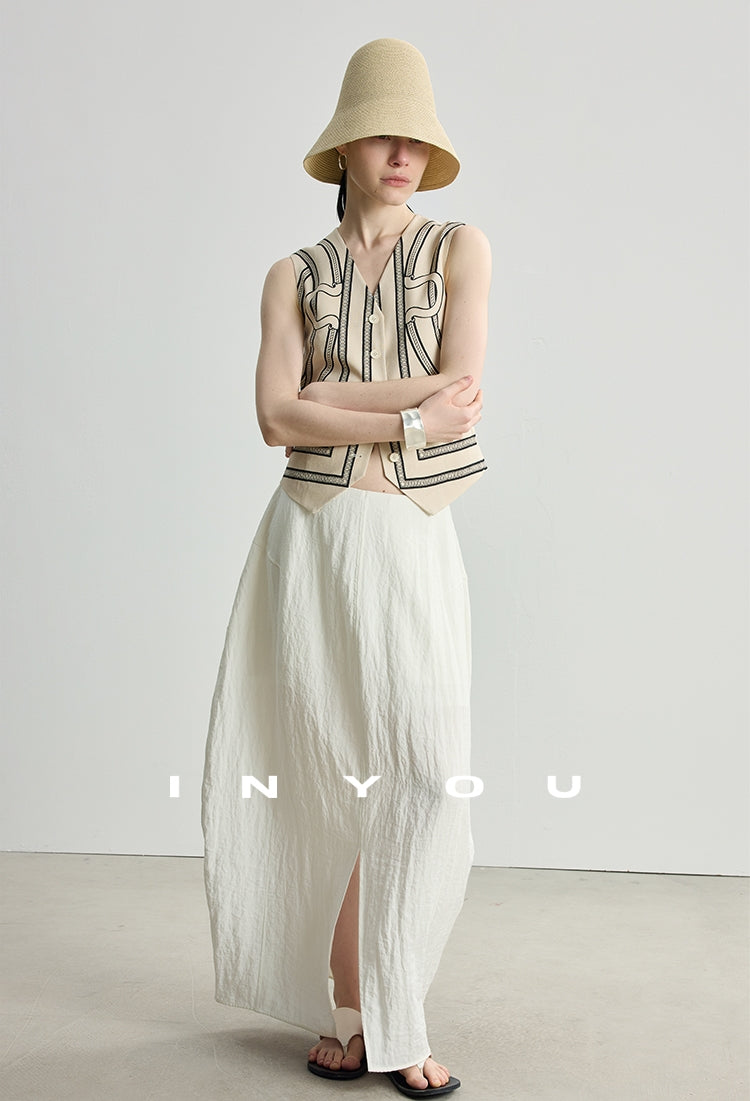 Printed Slim Vest Or Casual Pants_BDHL7485