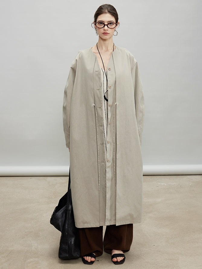 Fake Two-Piece Mid-Length Jacket_BDHL7188