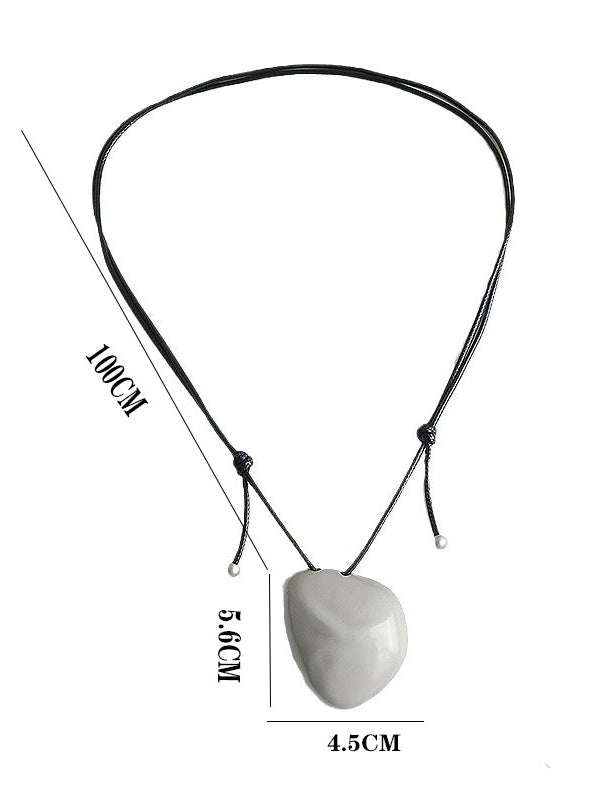 Geometric Pendant Necklace Or Pierced earrings_BDHL7443