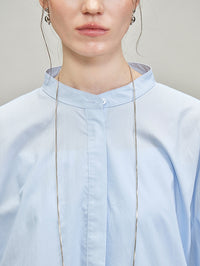 Back Drawstring Pleated Tops_BDHL7335