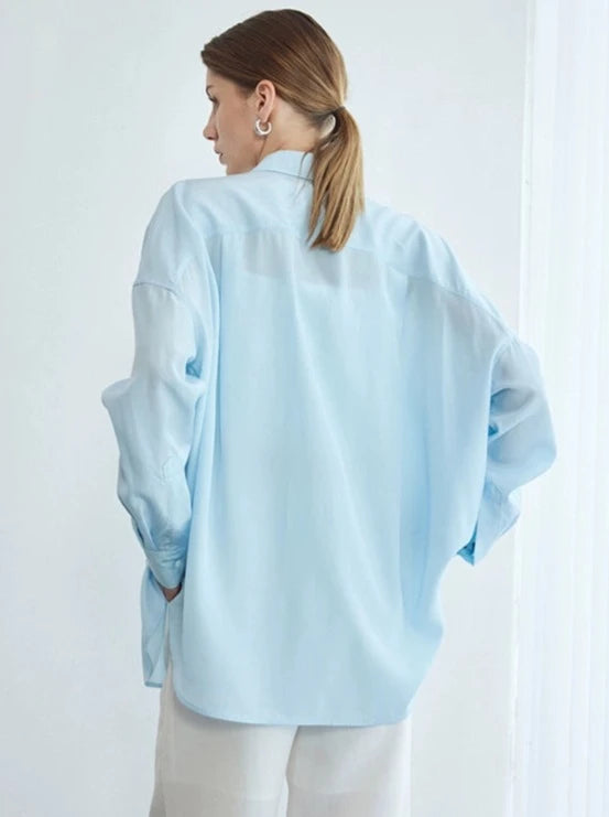 Long Sleeved Thin Loose Shirt_BDHL6145