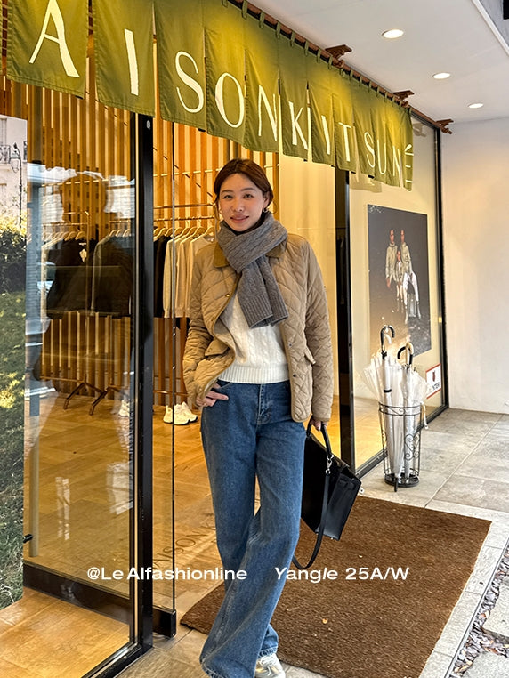 V-Neck Cropped Knit Tops_BDHL8005