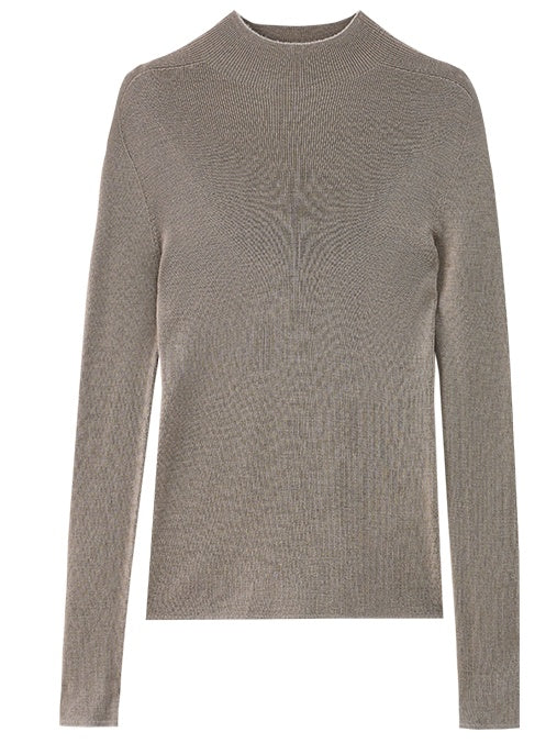 Seamless Half Turtleneck Tops_BDHL6623