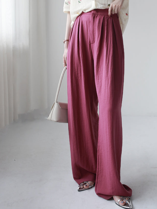 Pink Dyed Loose Wide Pants_BDHL6516