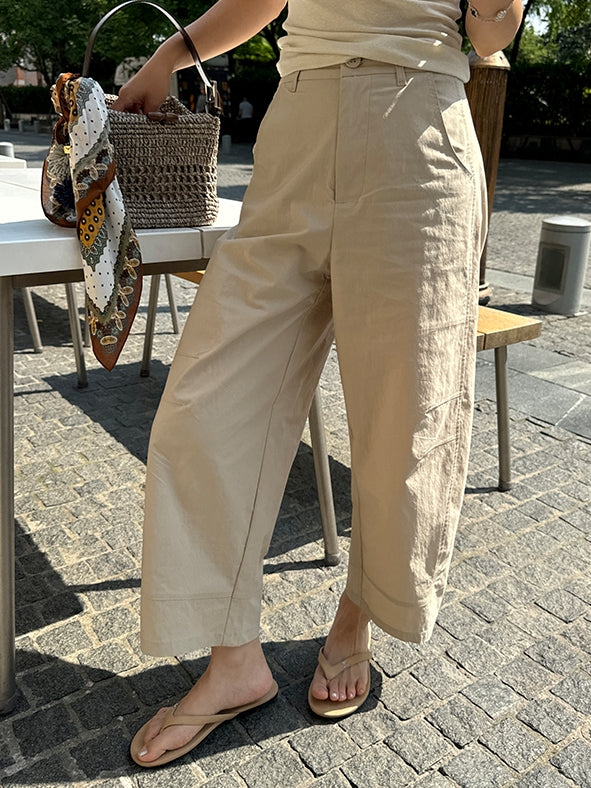 Three-Dimensional Wide-Leg Pants_BDHL7622