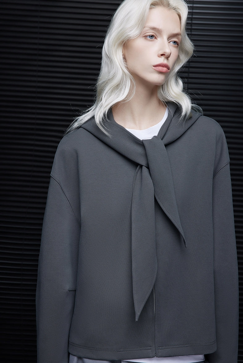 Gray Hooded Sweatshirt_BDHL7791