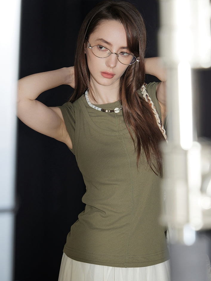 Tank Top And Sleeveless Tops Set_BDHL7602