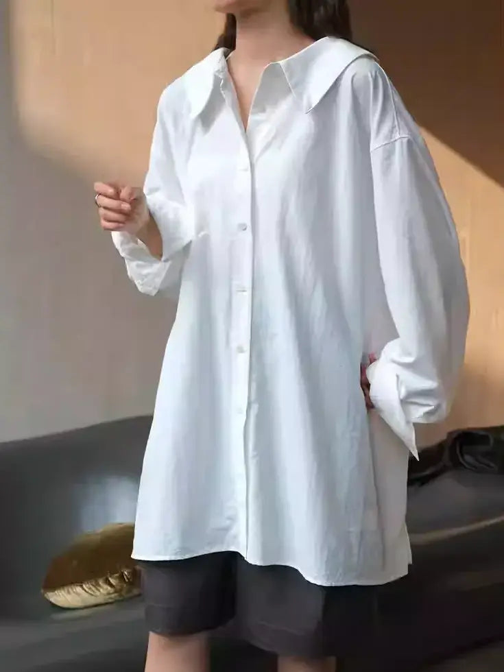 寬鬆後領襯衫_BDHL7381