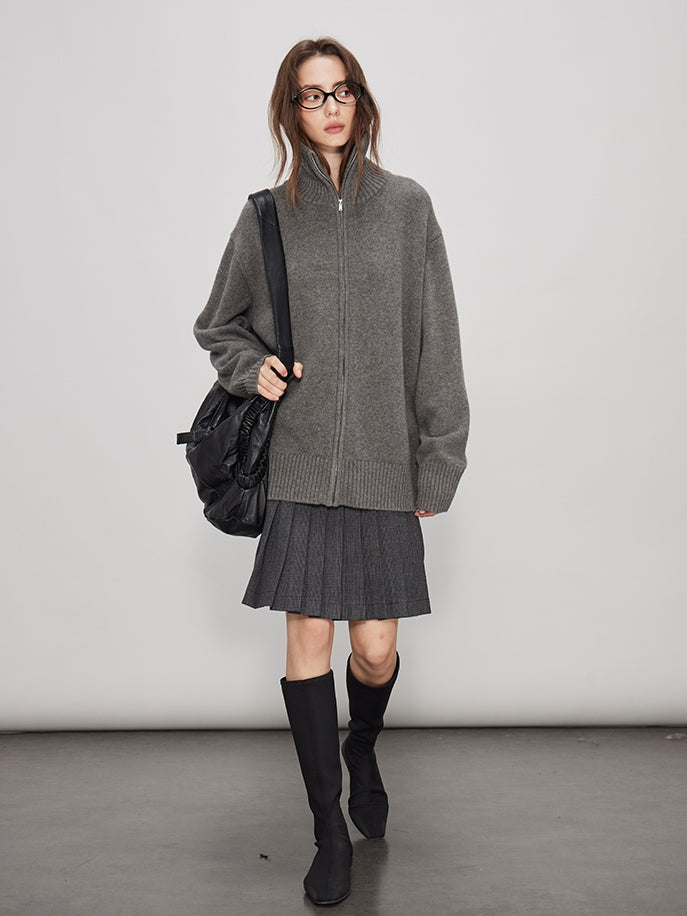 Short Or Long Pleated Skirt_BDHL7938