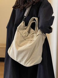 Nylon Shoulder Bucket Bag_BDHL6232