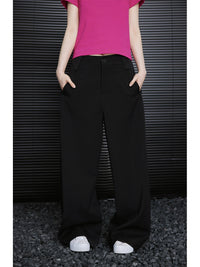 Loose Straight Draped Wide Pants_BDHL5841