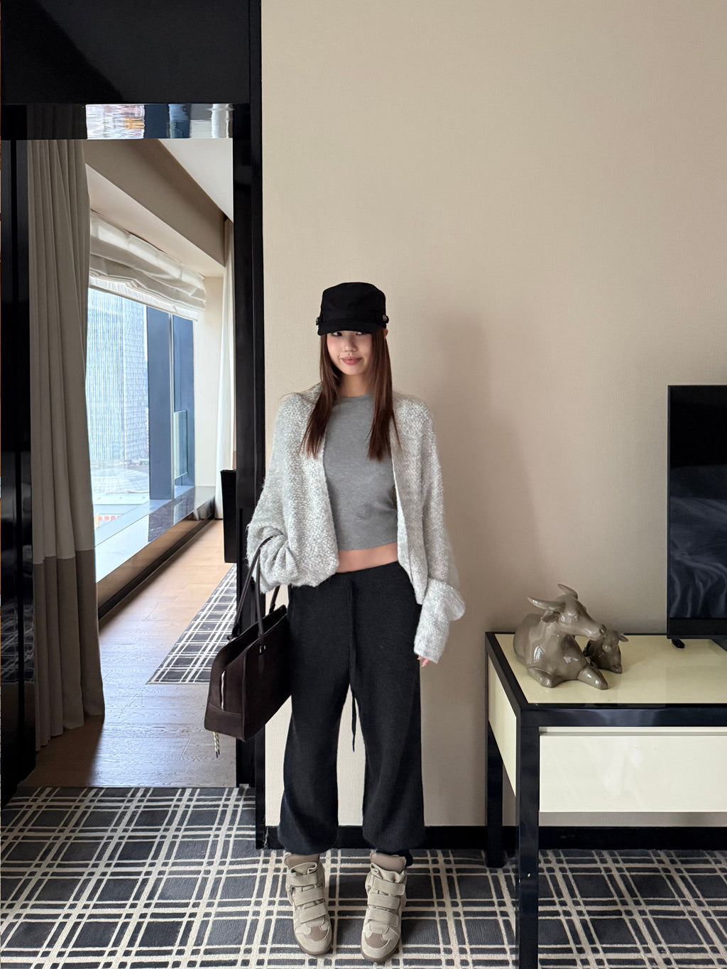 Wool Blend Knit Jogger Pants_BDHL8481