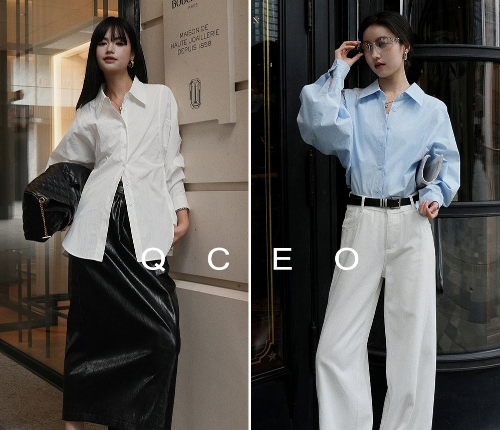 Loose-Fitting Silhouette Shirt_BDHL7744