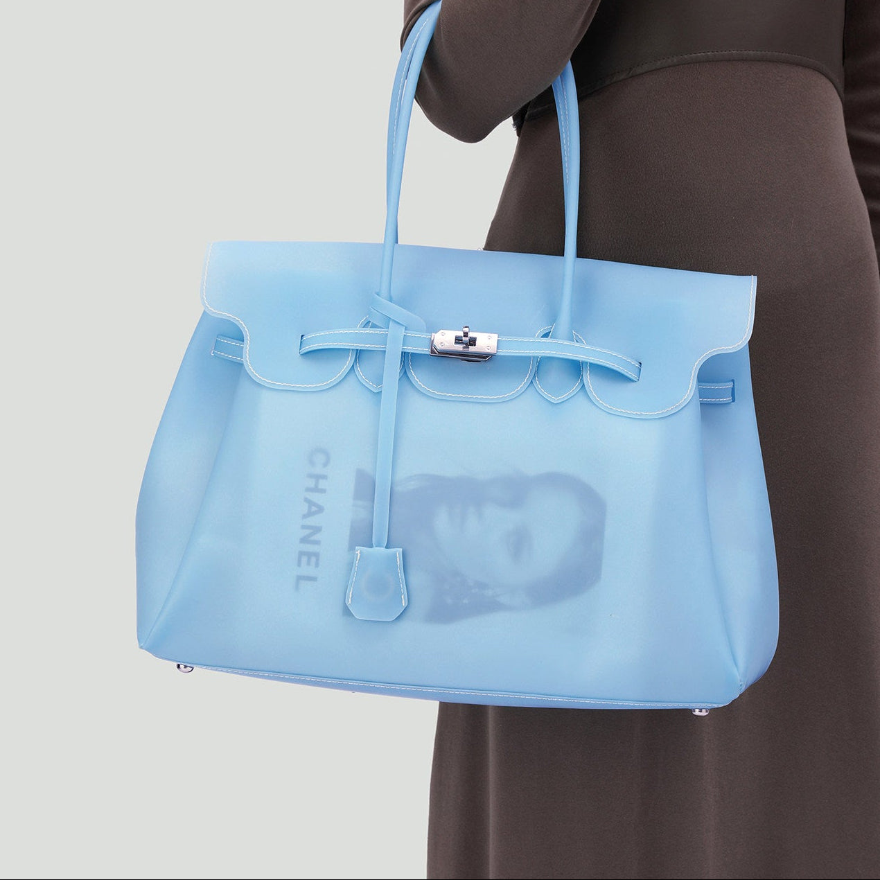 Large Capacity Matte Jelly Tote Bag_BDHL8269