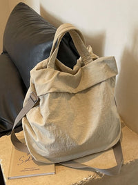 Nylon Shoulder Bucket Bag_BDHL6232