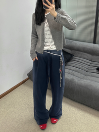 Unisex Thick Loose Sweat Pants_BDHL6646