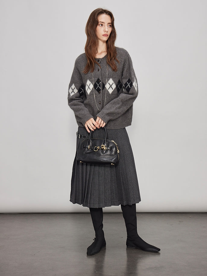 Short Or Long Pleated Skirt_BDHL7938