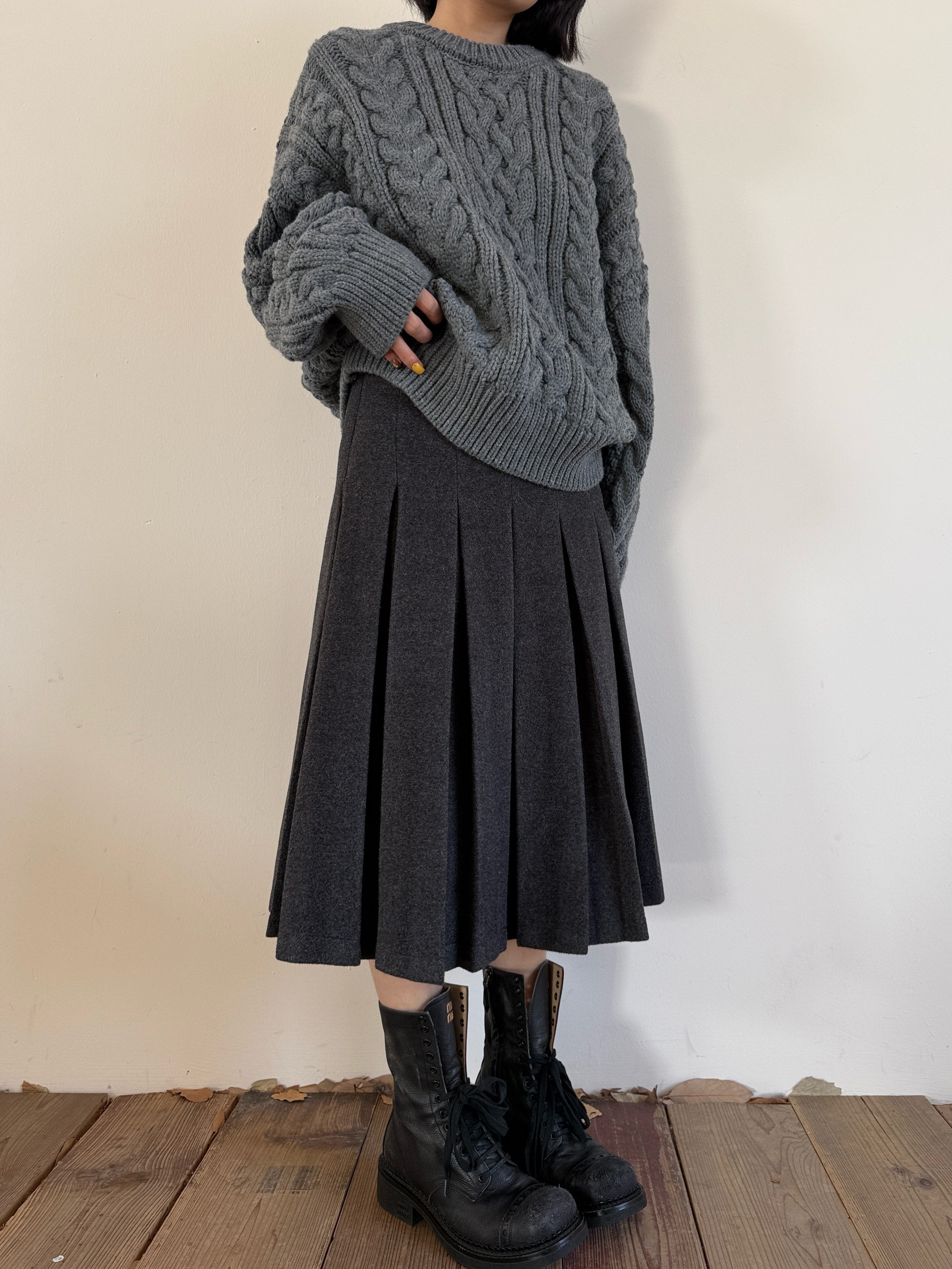 3D Cable Knit Sweater_BDHL8111