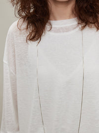 Loose Long-Sleeved Sheer Tops_BDHL6328