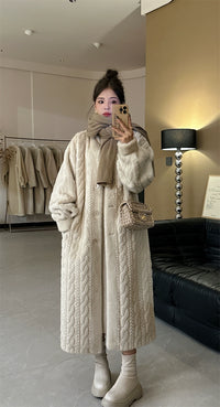 Winter twist cardigan coat_BDHL5353