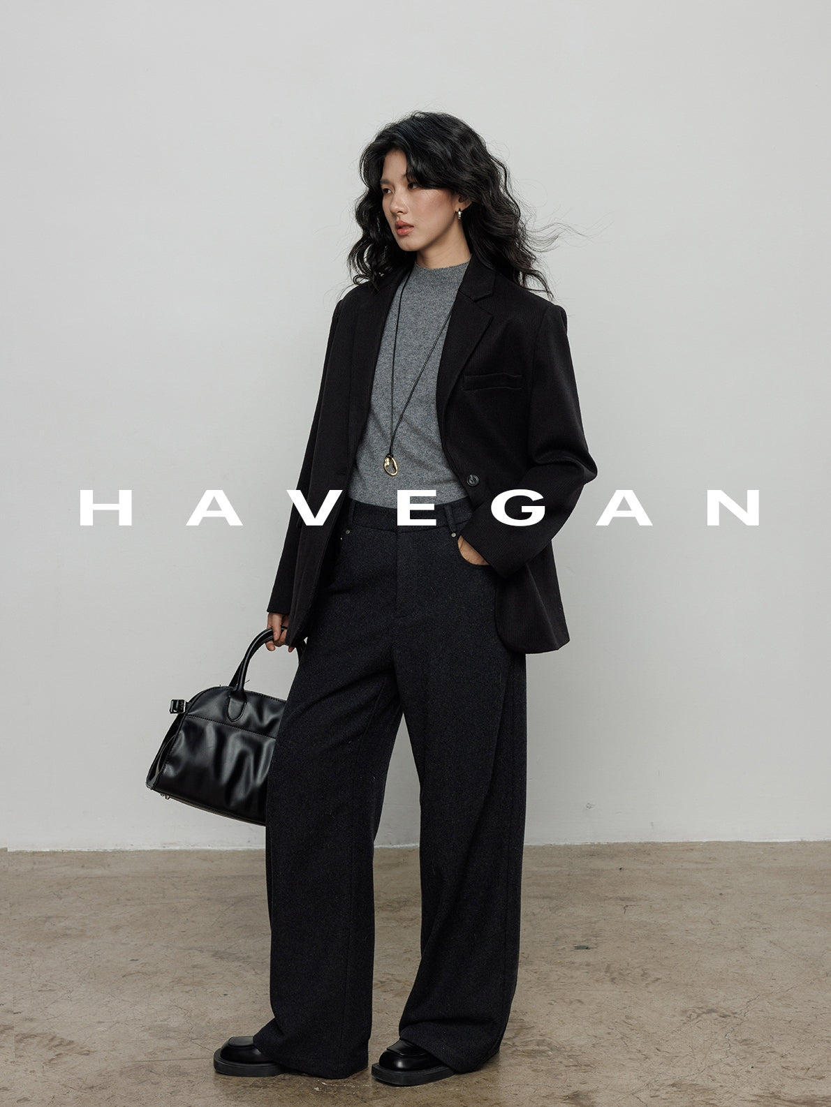 抓絨西裝外套_BDHL7969