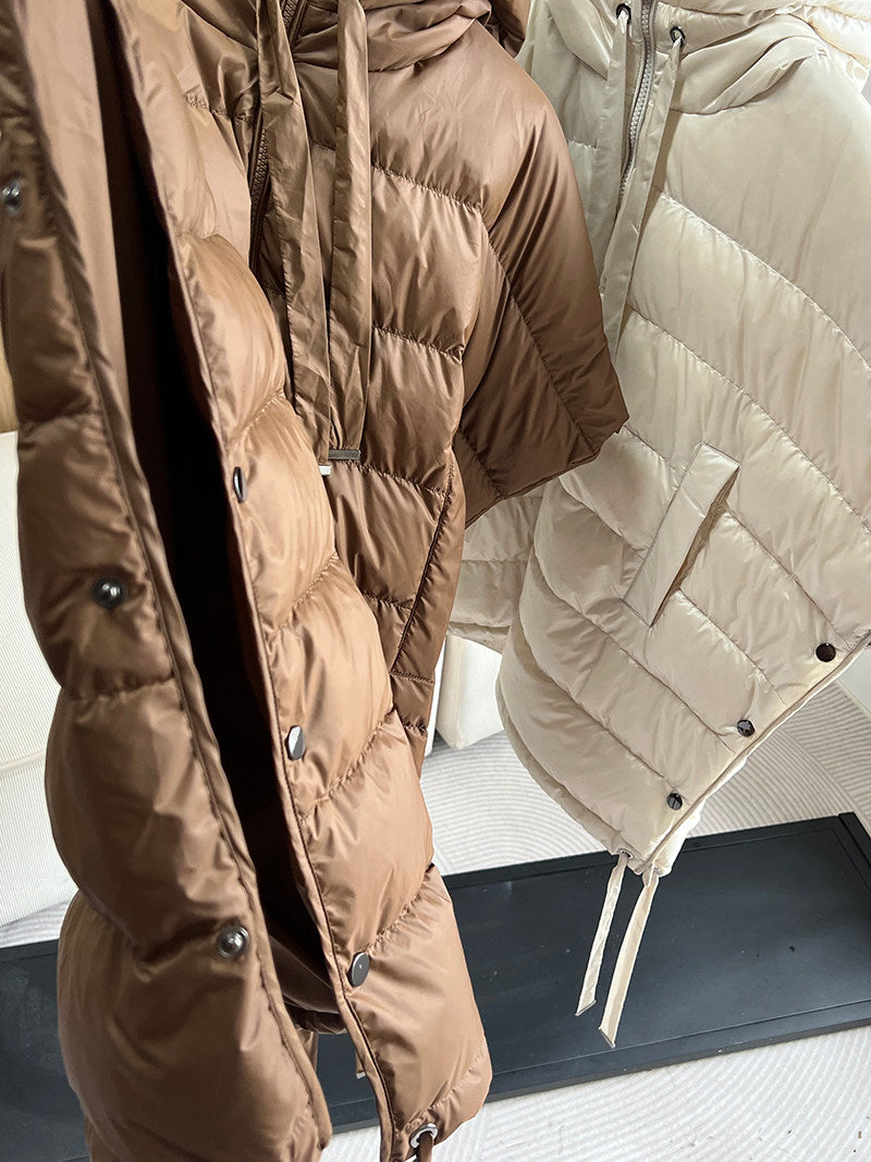 Hooded Short Down Vest_BDHL8039