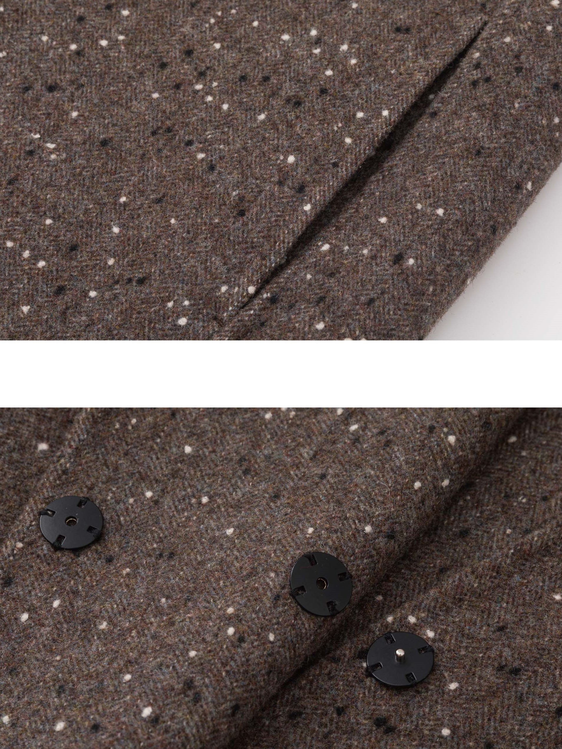 Ribbon Tie Collar Straight Coat_BDHL6758