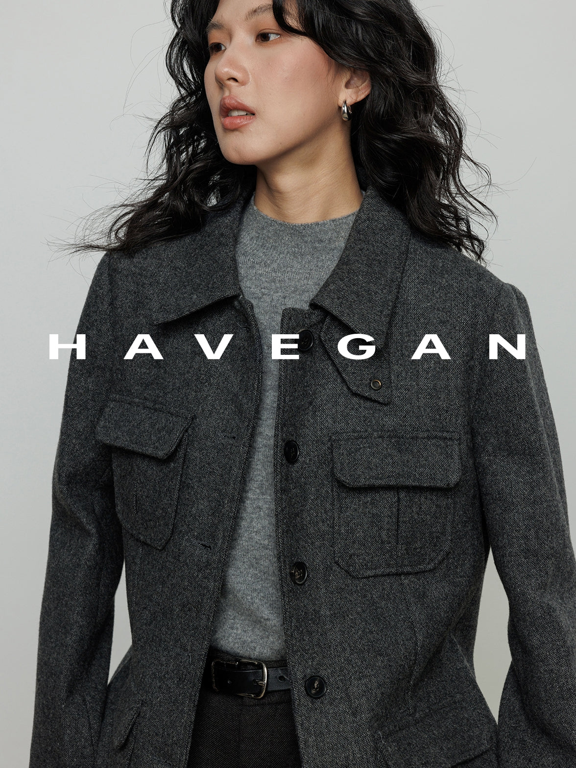 翻領中長版大衣_BDHL7888