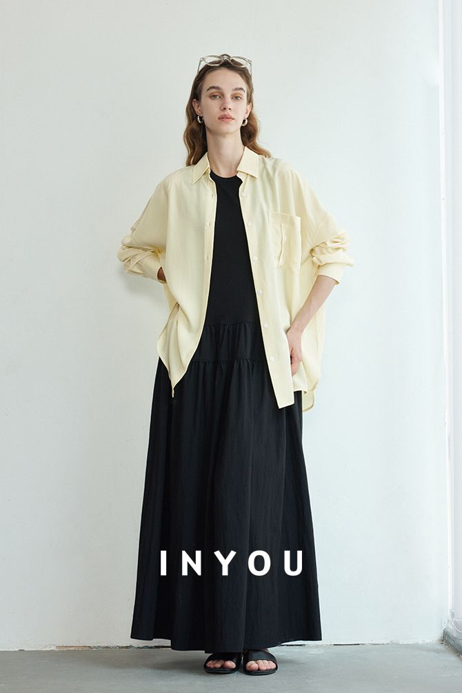 Long Sleeved Thin Loose Shirt_BDHL6145