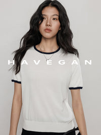 Lightweight Contrast Color Tops_BDHL7401