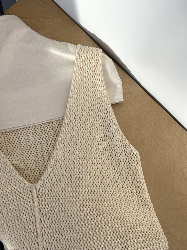 Mesh Sleeveless Dress_BDHL7405