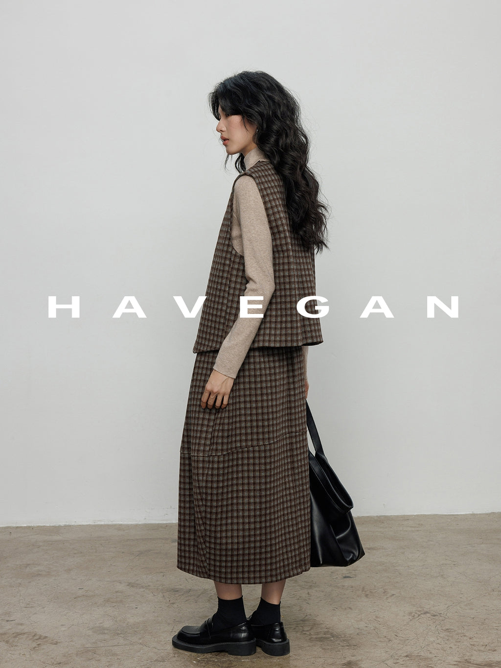 不對稱領針織上衣_BDHL7959