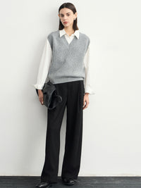 Tucked Straight Suit Pants_BDHL6541