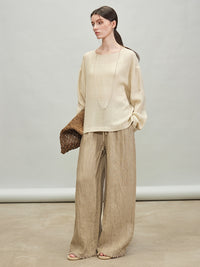 Two-Piece Crew-Neck Tops_BDHL7290