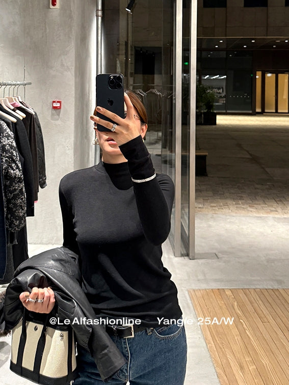 Half-High Neck Slim Tops_BDHL8004