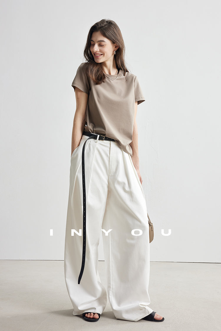 Straight Shoulder T-Shirt_BDHL7179