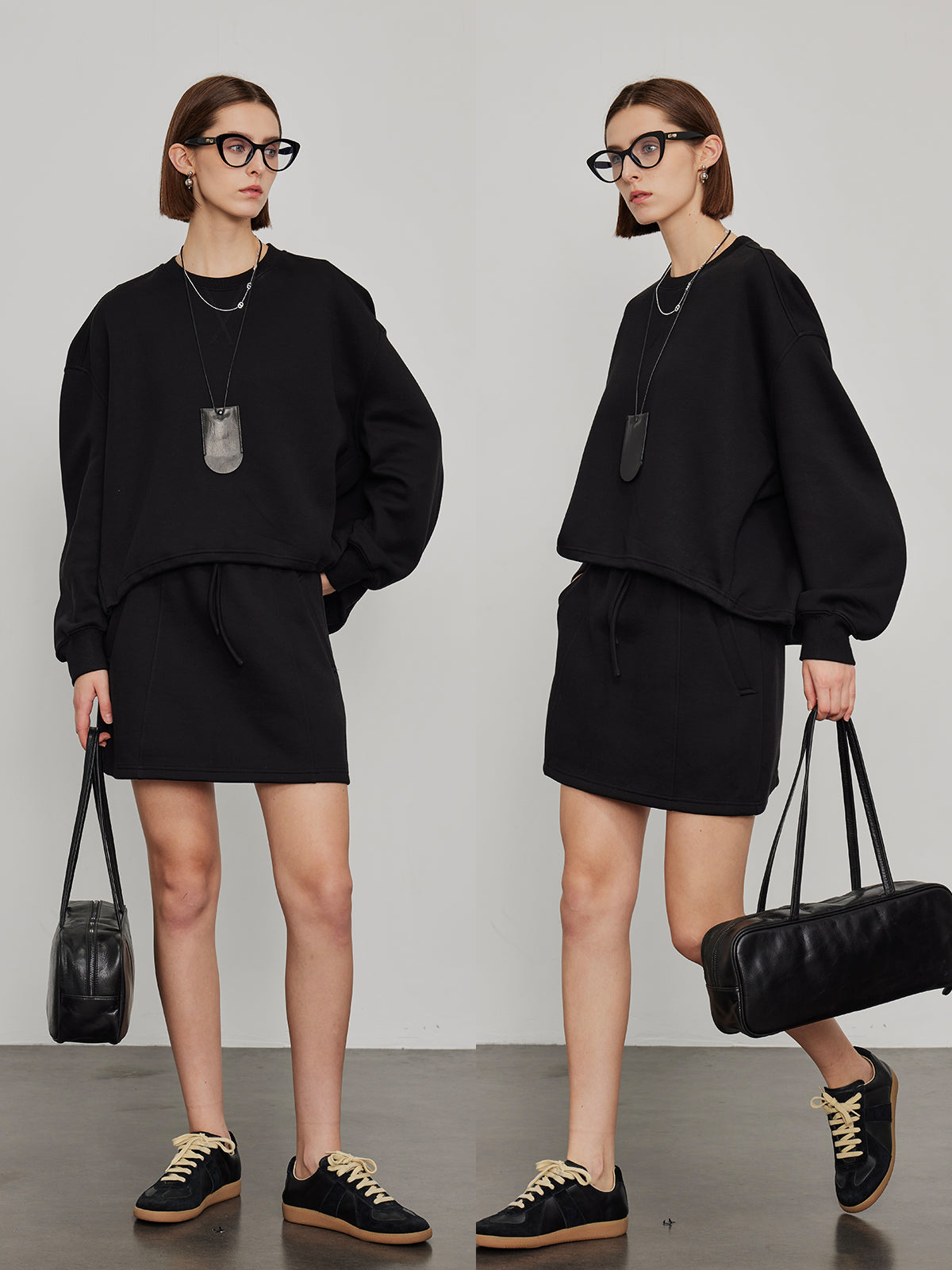 Loose Sweat Tops or Skirt or Pants_BDHL6467