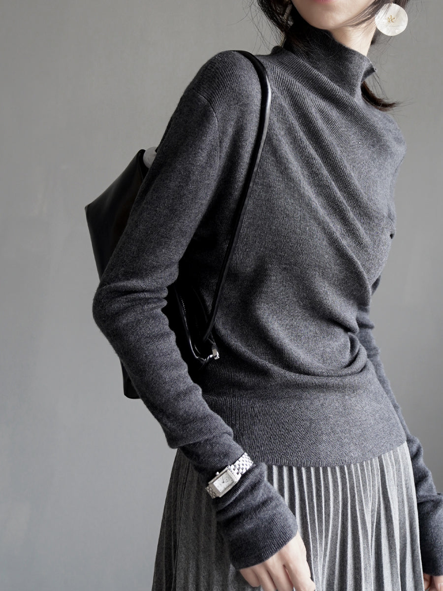 Asymmetrical Knit Tops_BDHL7913