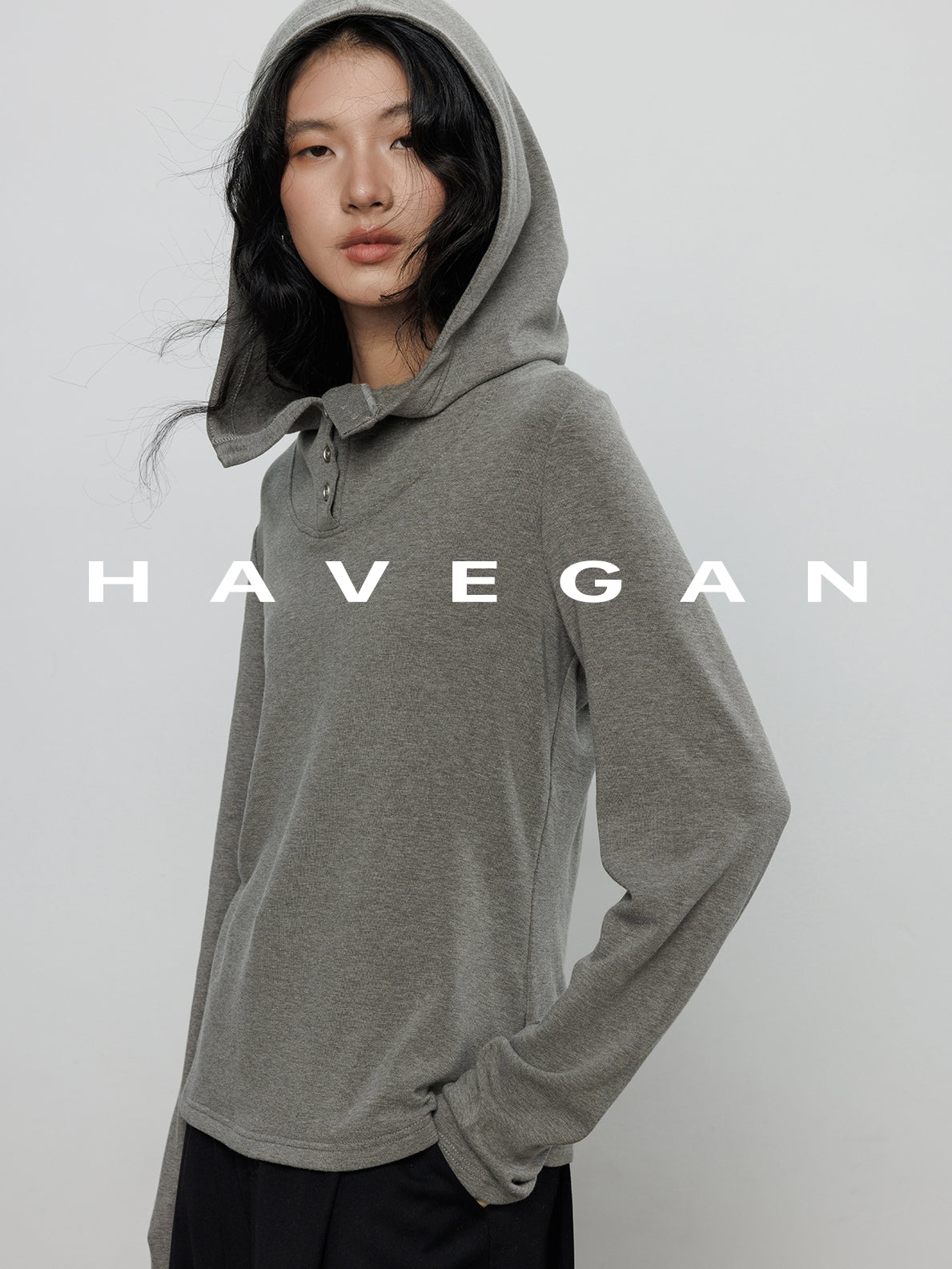 連帽長袖針織衫_BDHL7898