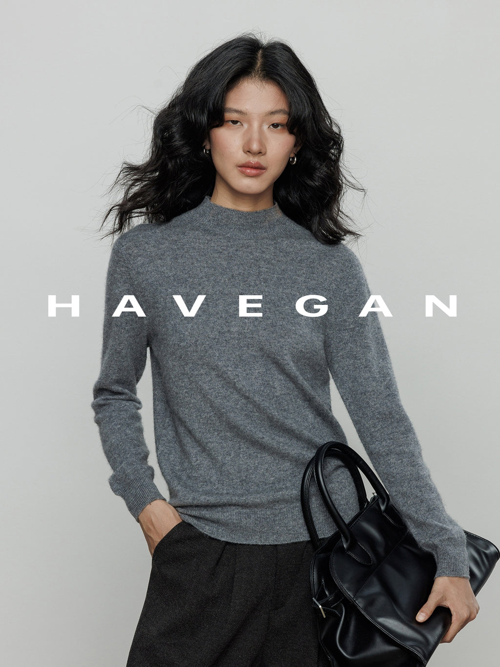 半高領針織上衣_BDHL7885