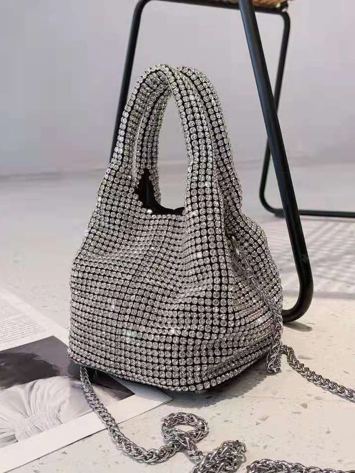 Rhinestone Bucket Bag_BDHL6301