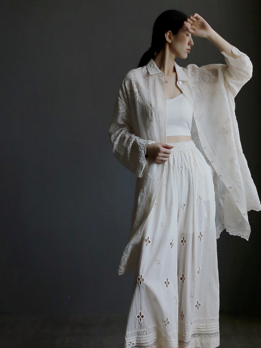刺繡長襯衫或寬褲_BDHL7658