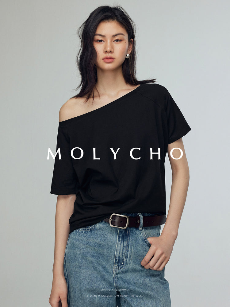 Relaxed Off-The-Shoulder Tops_BDHL7393