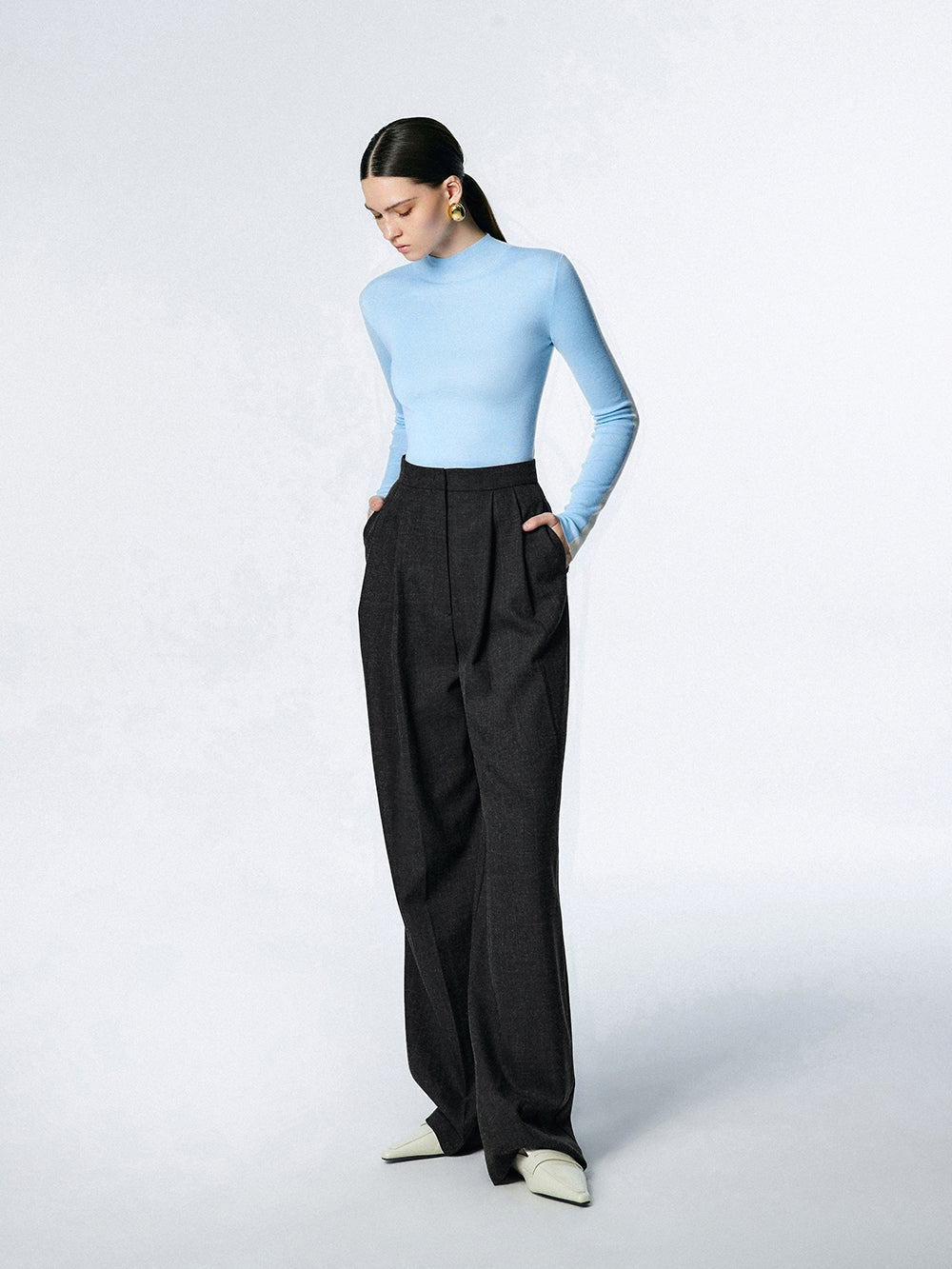 High Waist Wide Leg Pants_BDHL5344