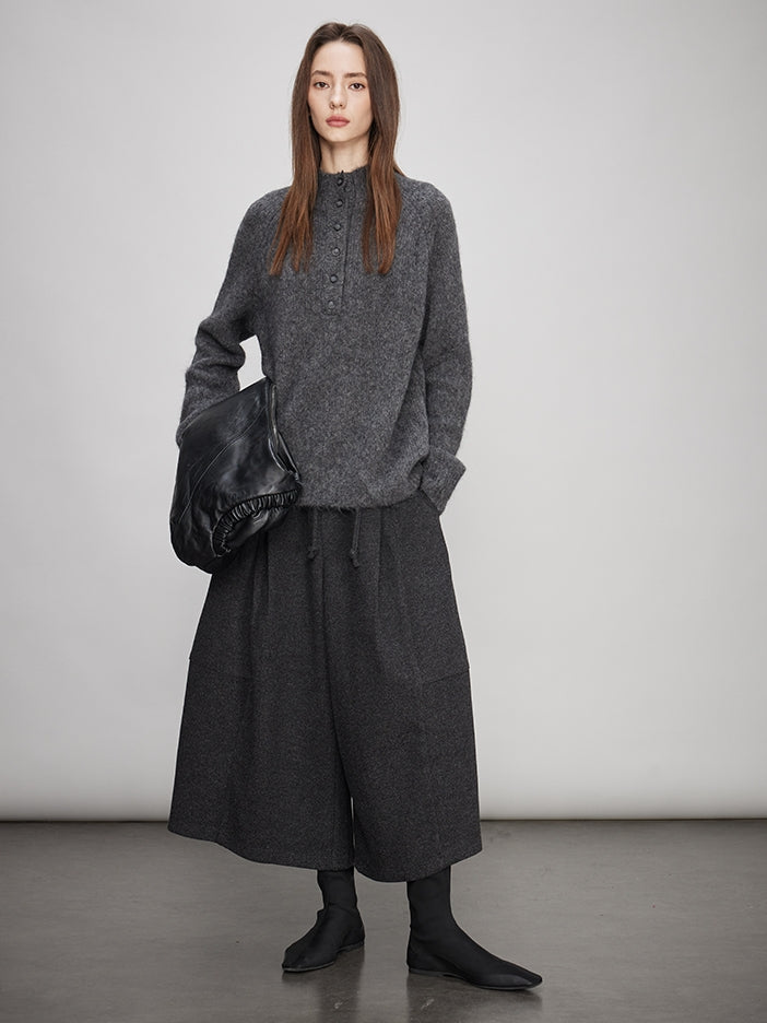 Drape Round Carrot Pants_BDHL7991