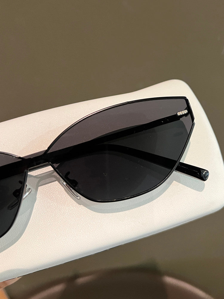 Cat-Eye Metal Sunglasses_BDHL8374