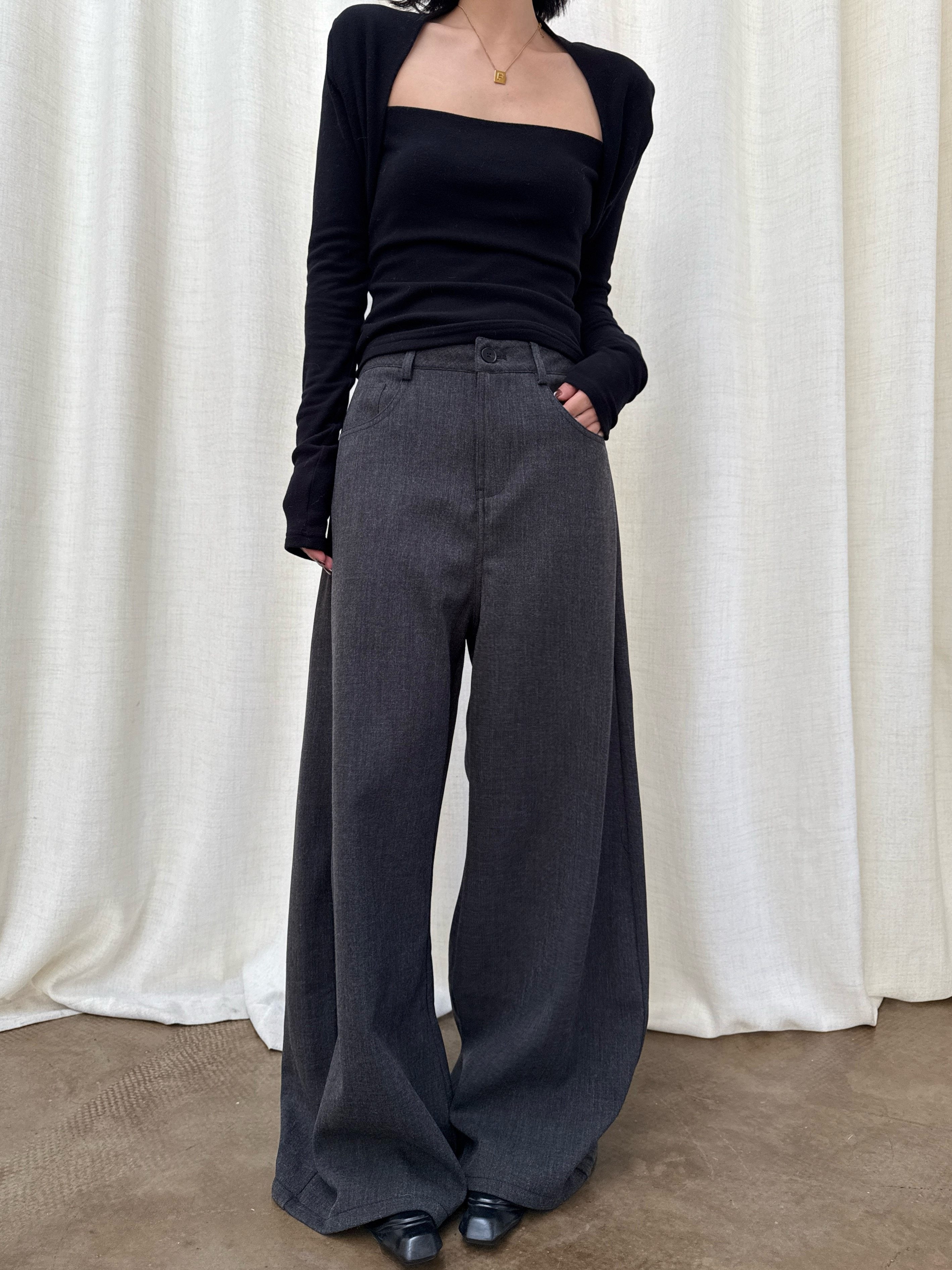 Curved Wide-Leg Pants_BDHL8112