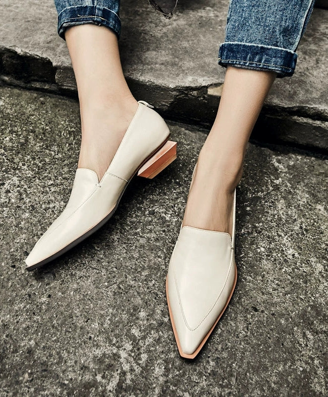 Retro Medium Heel Shoes_BDHL7838
