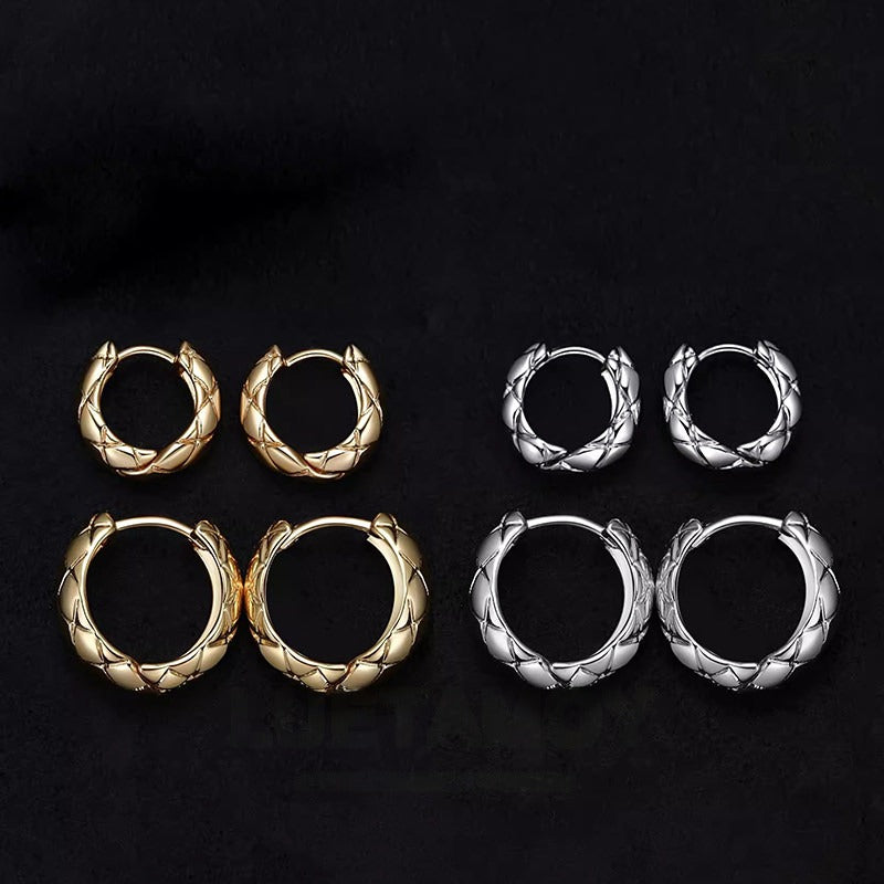 Quilted Hoop Earrings_BDHL8462